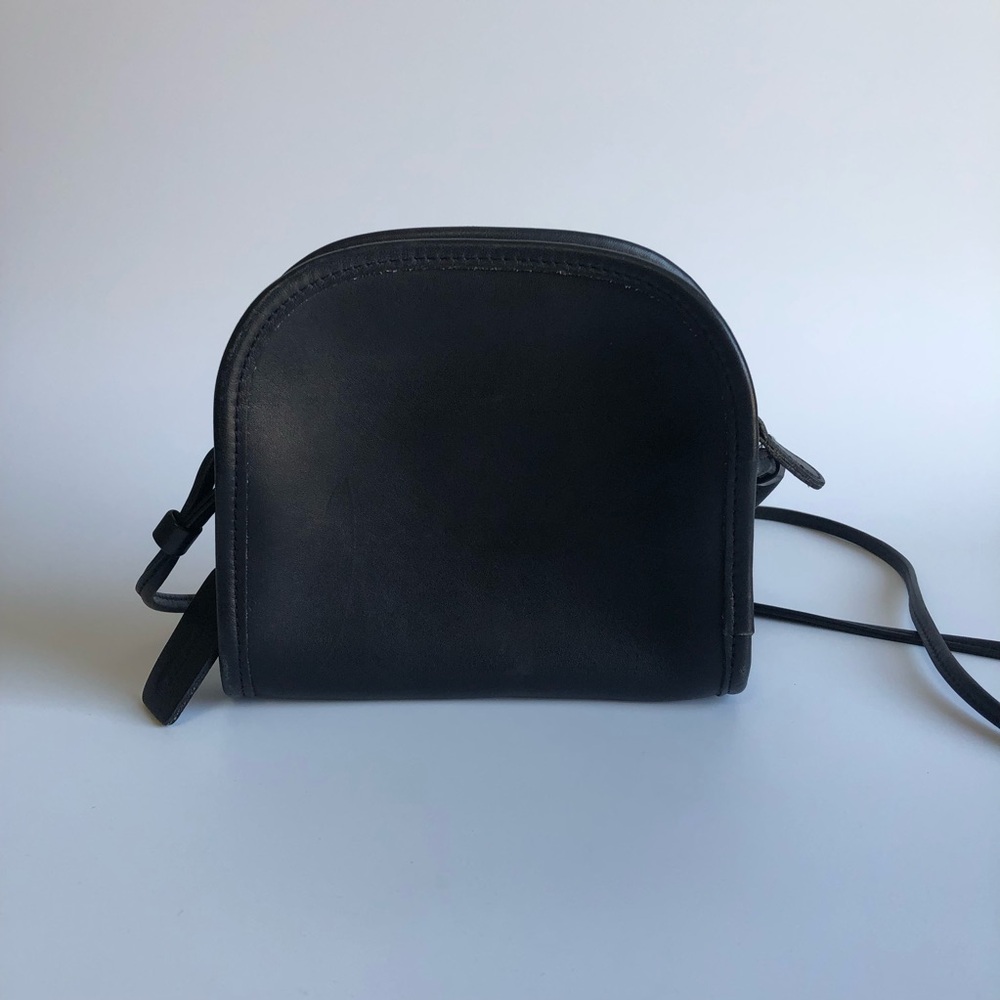 Vintage 90’s Coach “Abbie” black leather crossbody bag